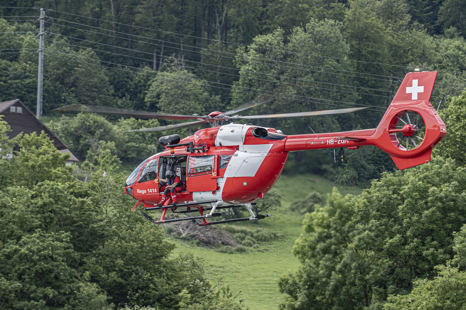 Schweizerische Rettungsflugwacht (Rega) -  im Einsatz