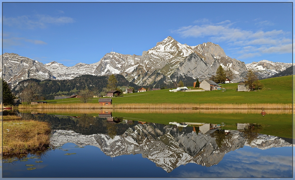 Schwendisee mit Säntis-Spiegelung