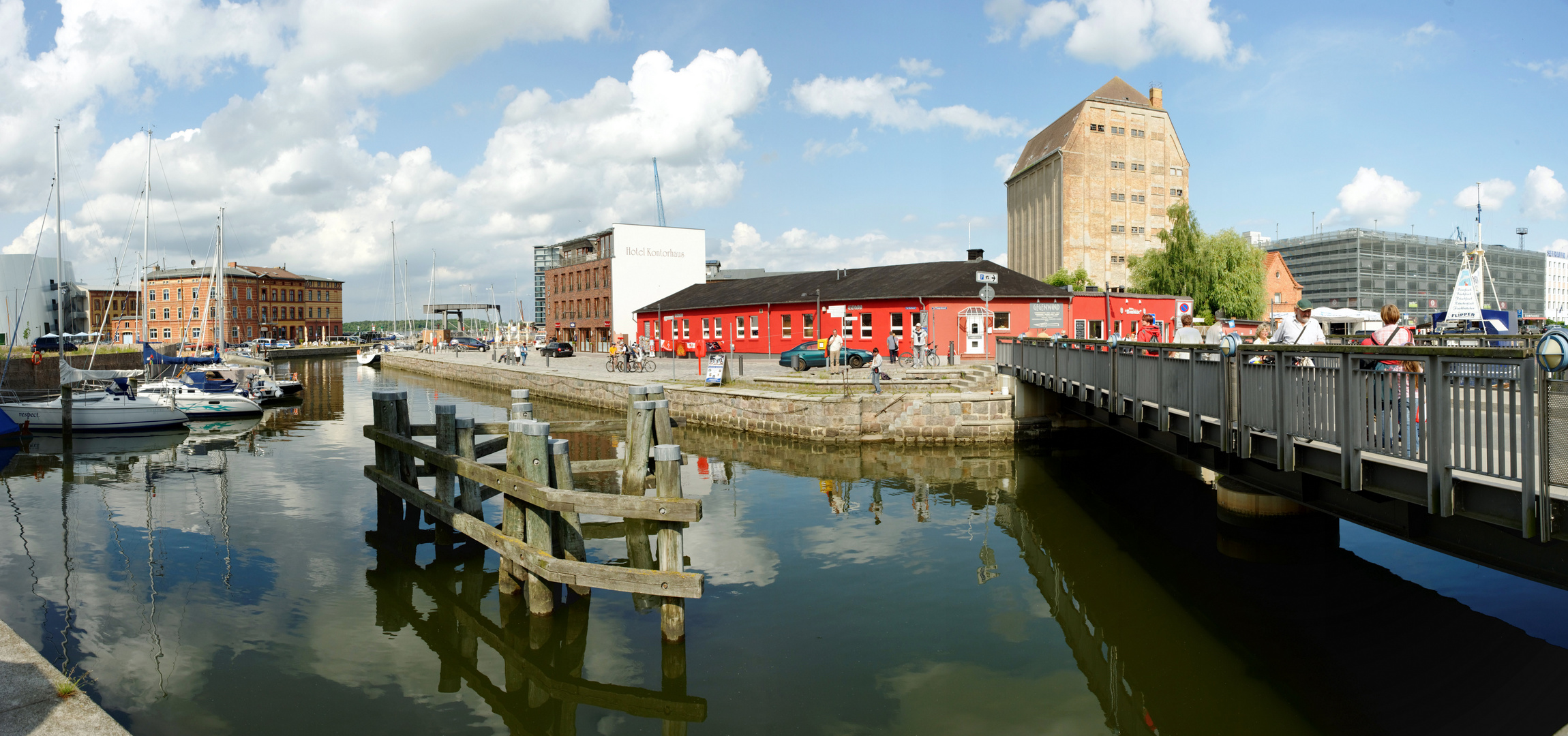 Schwenkbrücke in Stralsund