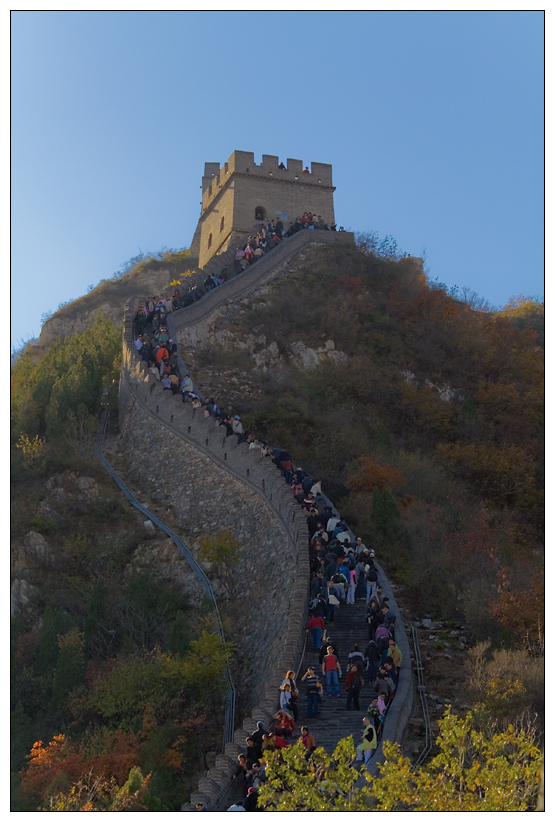 Schwer was los auf der Mauer