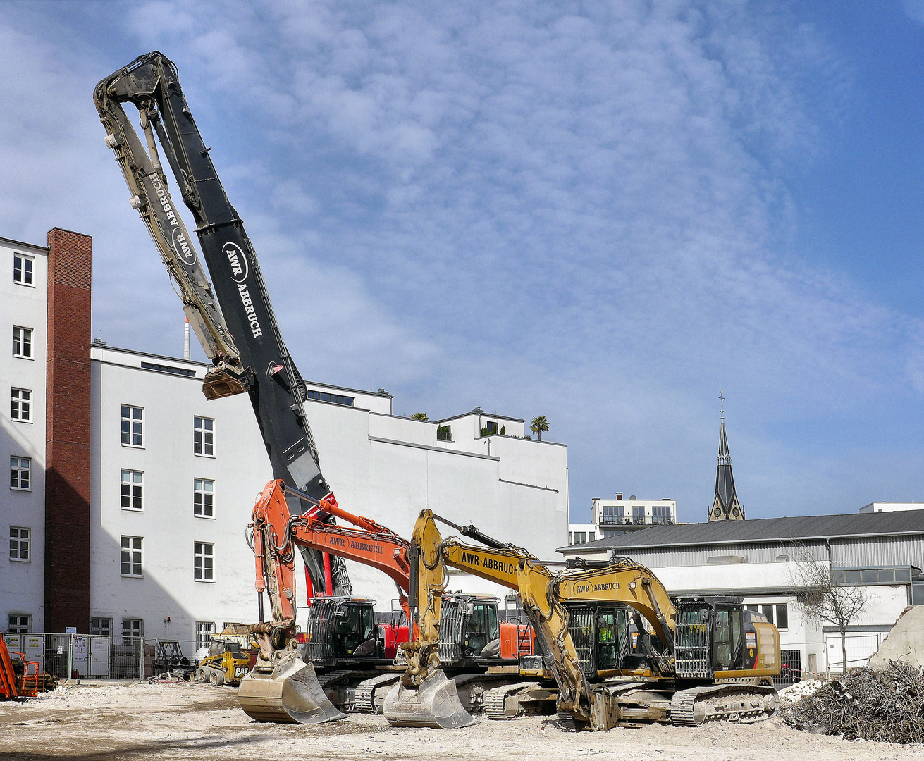 Schwere Abrissgeräte