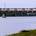 Schwere Last auf der Ostbahnbrücke