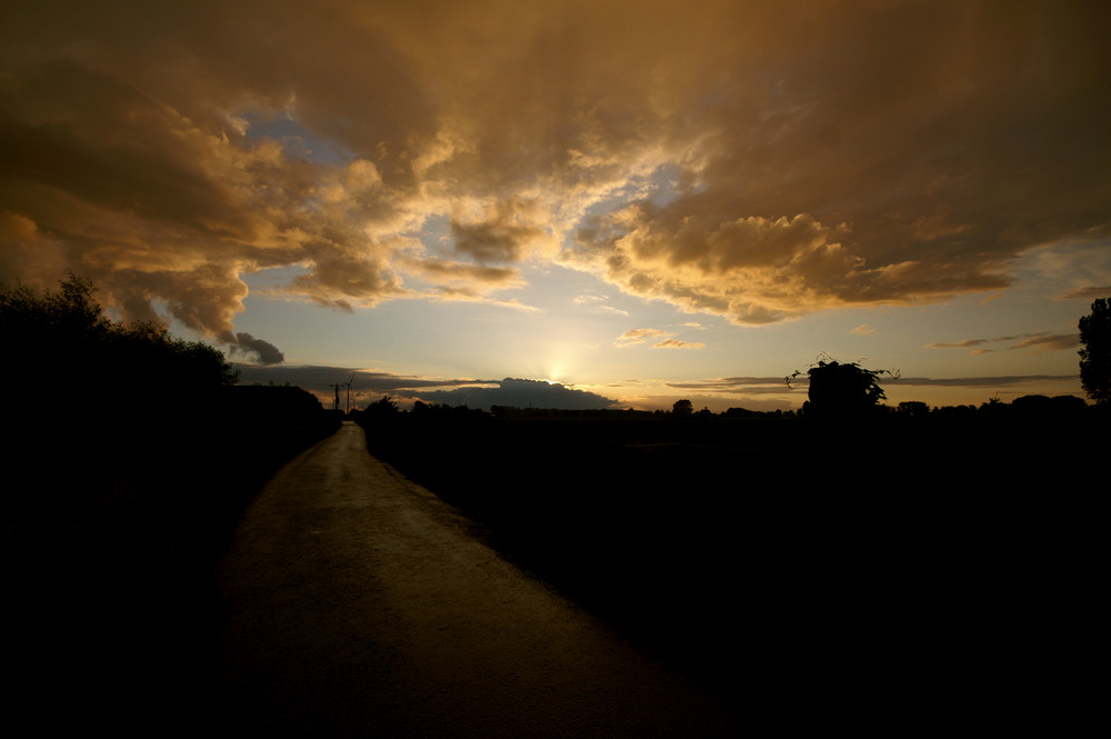 Schwere Wolken