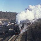 Schwerer Güterzug bei Gräfenroda