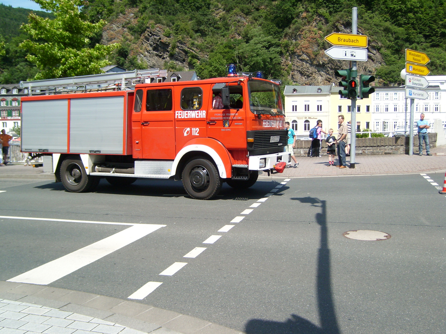 Schwerer Motorradunfall