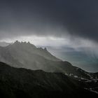 schwerer Regen zieht auf