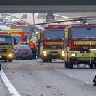 Schwerer Verkehrsunfall auf der BAB 42 in Herne.