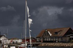 Schweres Wetter über Anholt