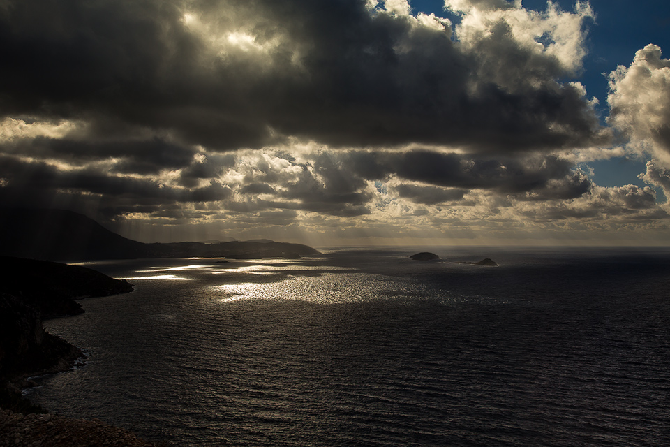 Schweres Wetter vor Dubrovnik