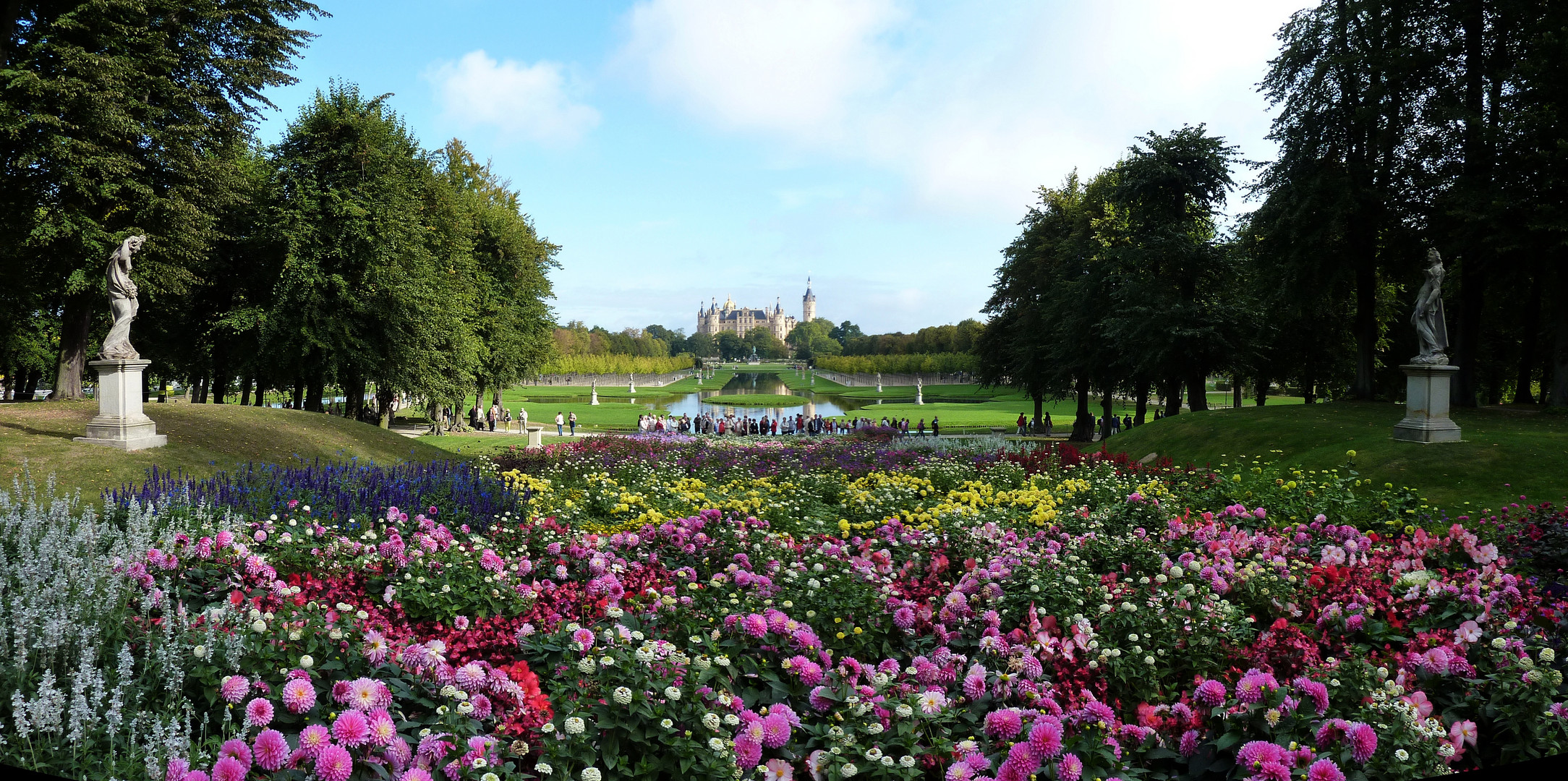 Schwerin BuGa 2009 mit Blick aufs Schloss