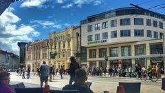 Schwerin City Marienplatz Kaffee Knaack