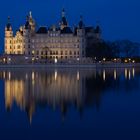 Schwerin Schloss bei Nacht