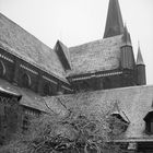 Schweriner Dom beim ersten Schnee