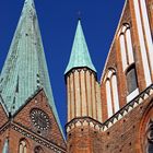 Schweriner Dom - Glockenturm und Eingang