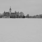 Schweriner Märchenschloss im Winter