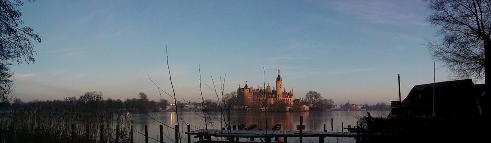 Schweriner Schloß 7.00 Uhr