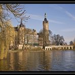 Schweriner Schloss im März