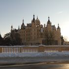 Schweriner Schloss im Winter