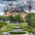 Schweriner Schloss + Schlossgarten - HDR High Dynamic Range