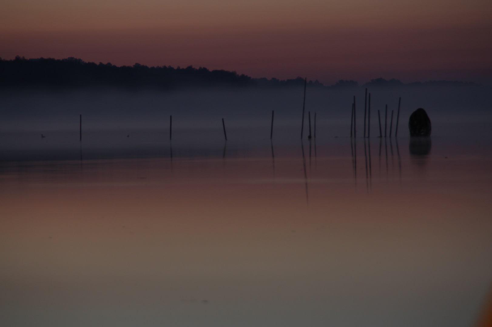Schweriner See im Morgengrauen