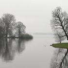 Schweriner See, leichter Nebel