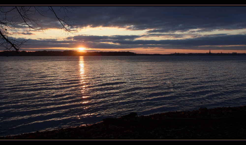 Schweriner Sonnenuntergang