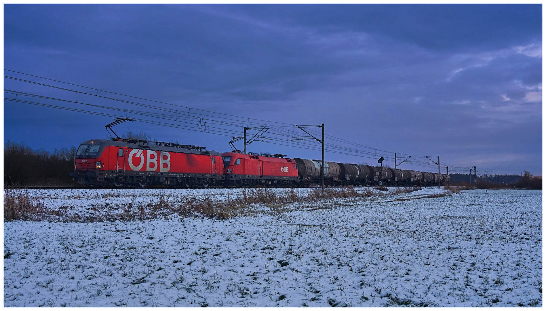 Schweröl muss wohl in den Waggons gewesen sein.