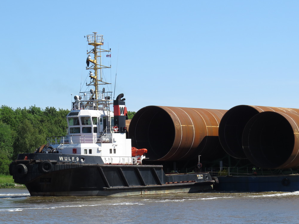  Schwertransport auf dem NO Kanal