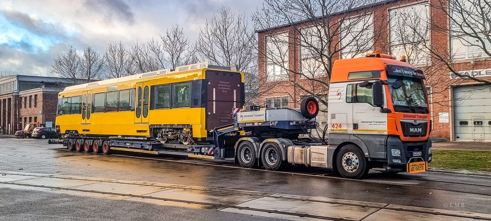 Schwertransport im Standby