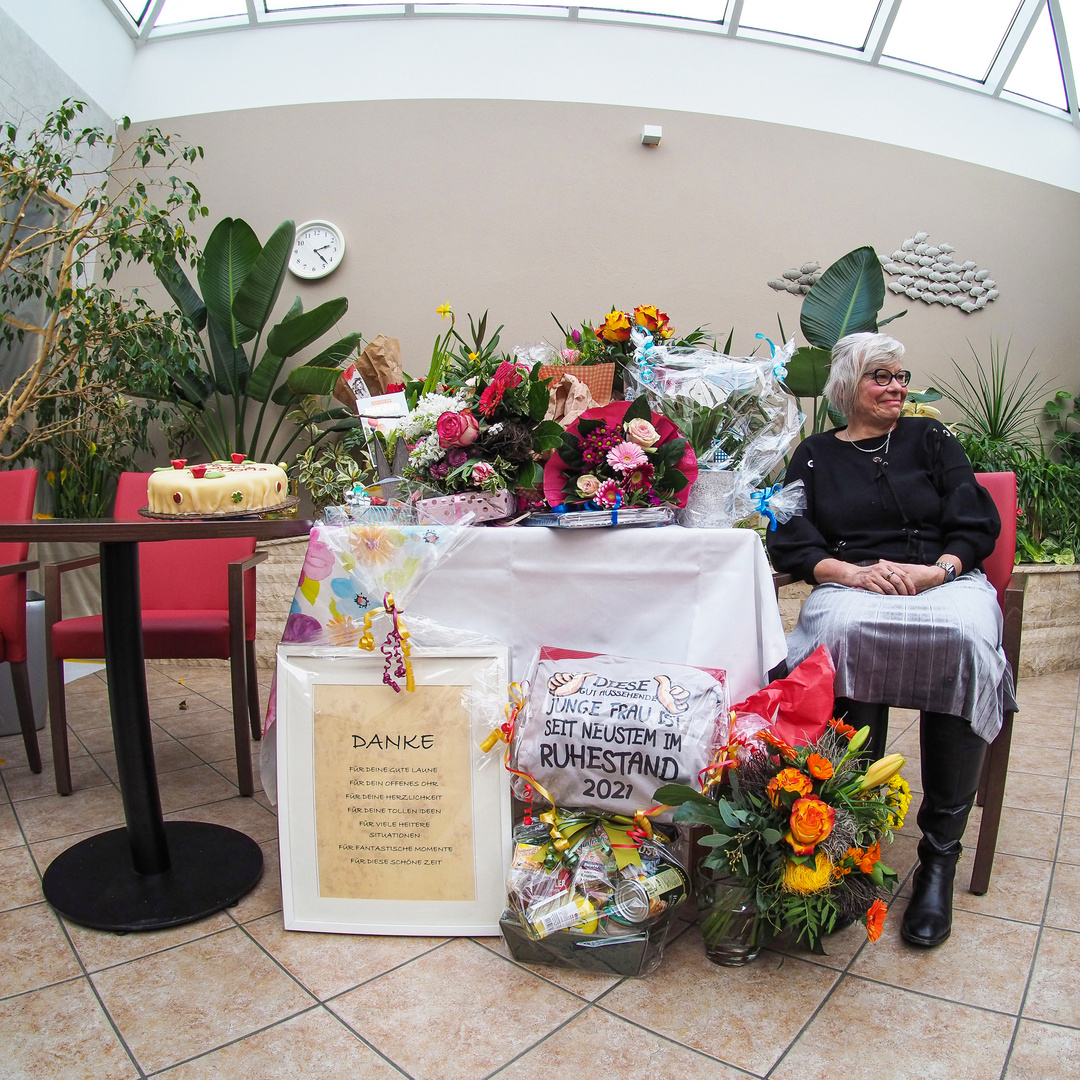 Schwester Doris im Ruhestand