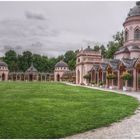 Schwetzinger Gartenanlage die Moschee als Pseudo-HDR Panorama