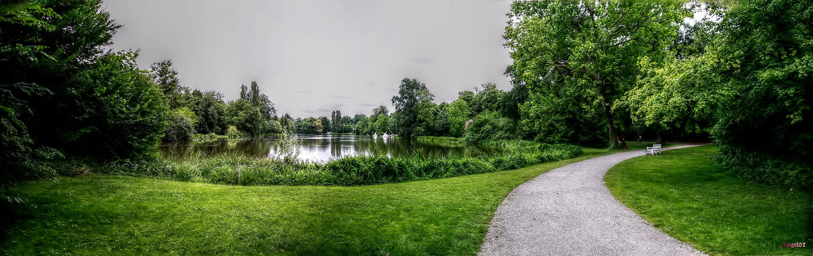 Schwetzinger Gartenanlage Pseudo-HDR Panorama