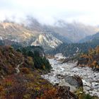 Schwieriger Weg zwischen Pungyen Gompa und Samagaon.