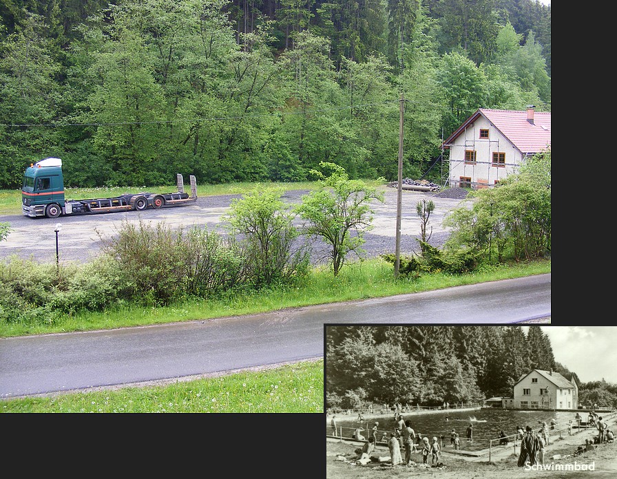 Schwimmbad Crock Gem. Auengrund Kr. Hildburghausen - oder das was übrig blieb