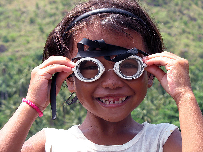 Schwimmbrille a la Camiguin Island