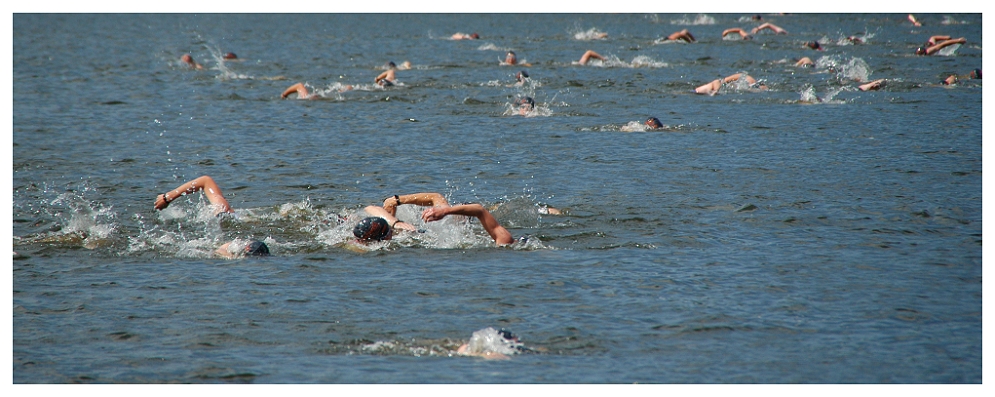 Schwimmen gleich geschafft