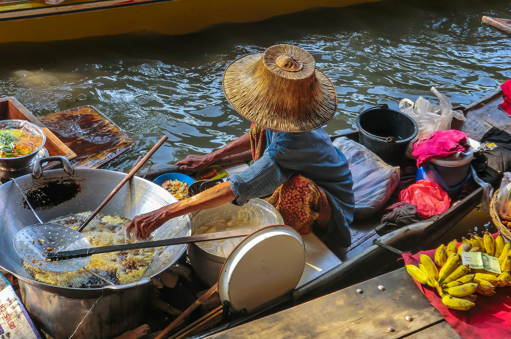 Schwimmende Garküchen/Bangkok