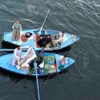 schwimmende Händler auf dem Nil