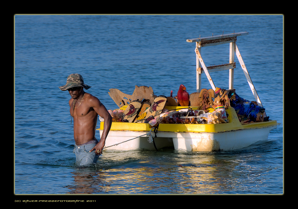 Schwimmende Händler