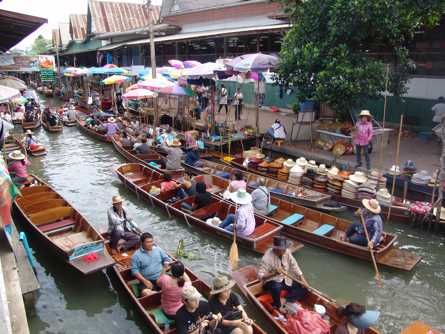 Schwimmende Märkte Bangkok