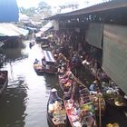 Schwimmende Märkte in Thailand