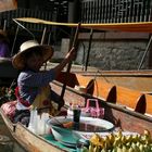 Schwimmende Märkte in Thailand Dumnoen Saduak