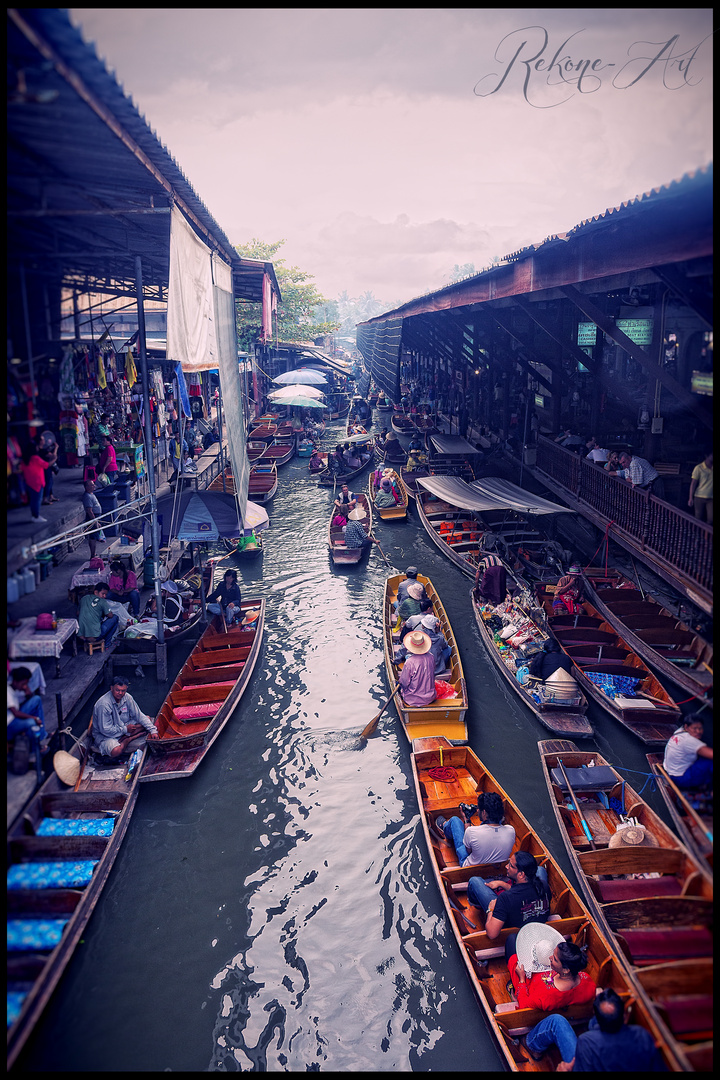 Schwimmende Märkte Thailand