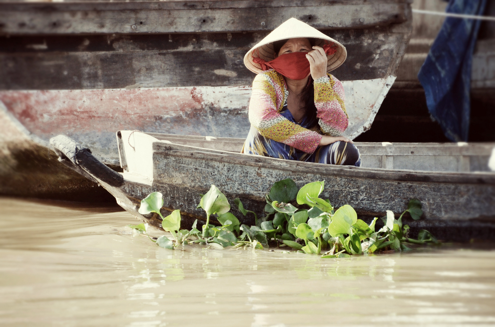 Schwimmende Märkte von Can tho, Vietnam