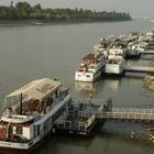 schwimmende Restaurants auf der Donau