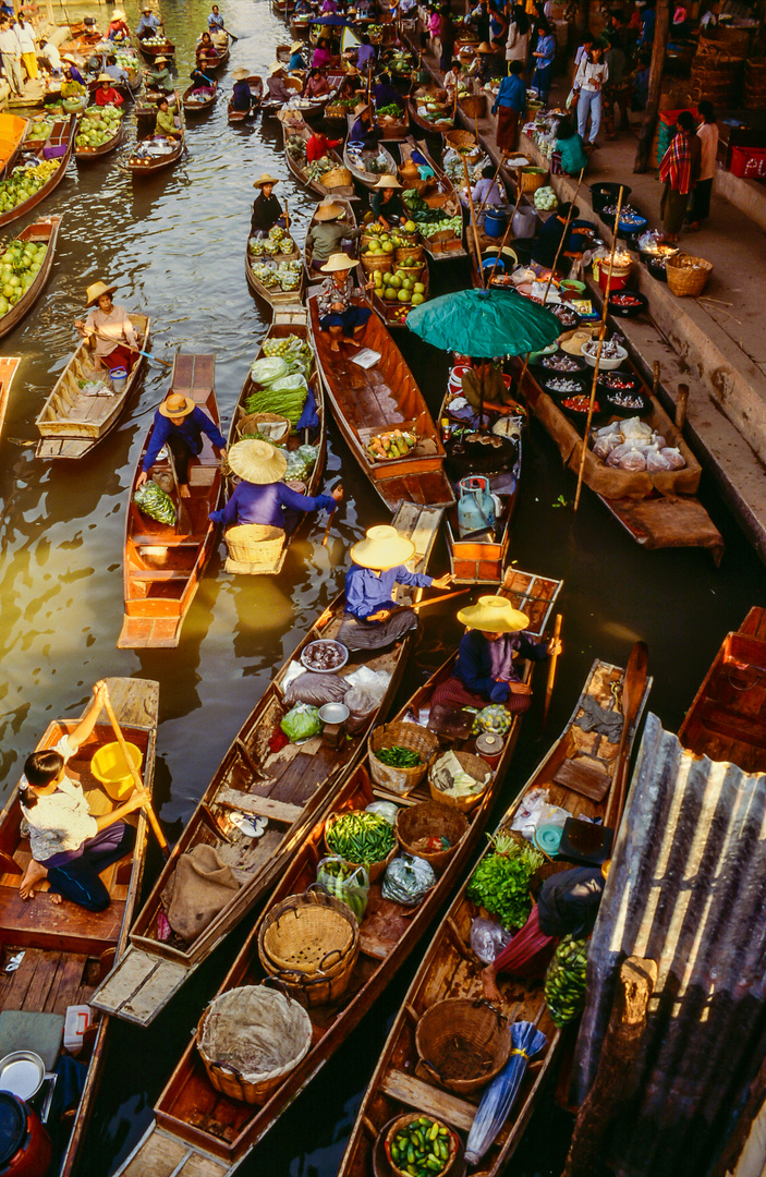 Schwimmender Markt