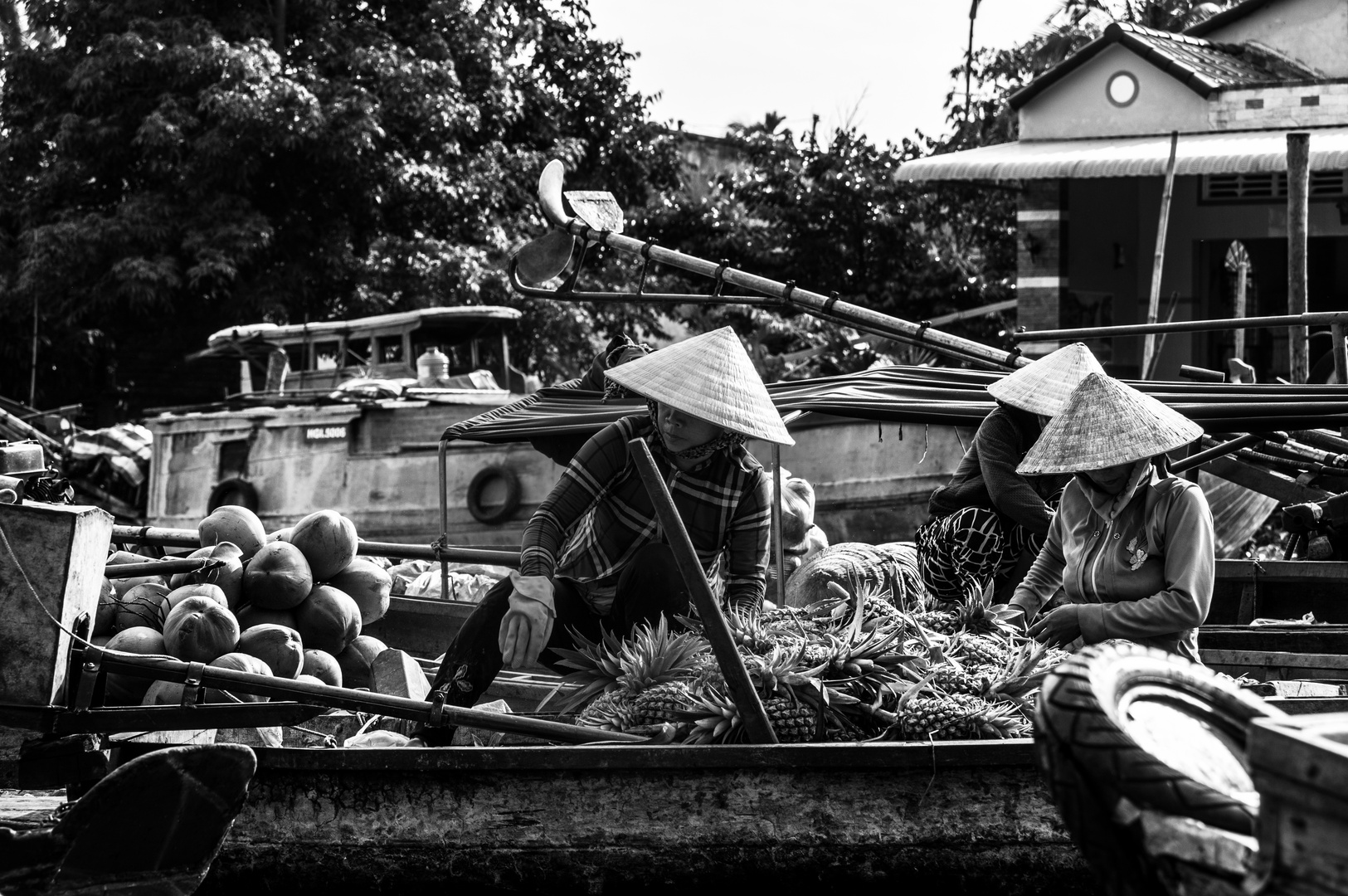 Schwimmender Markt