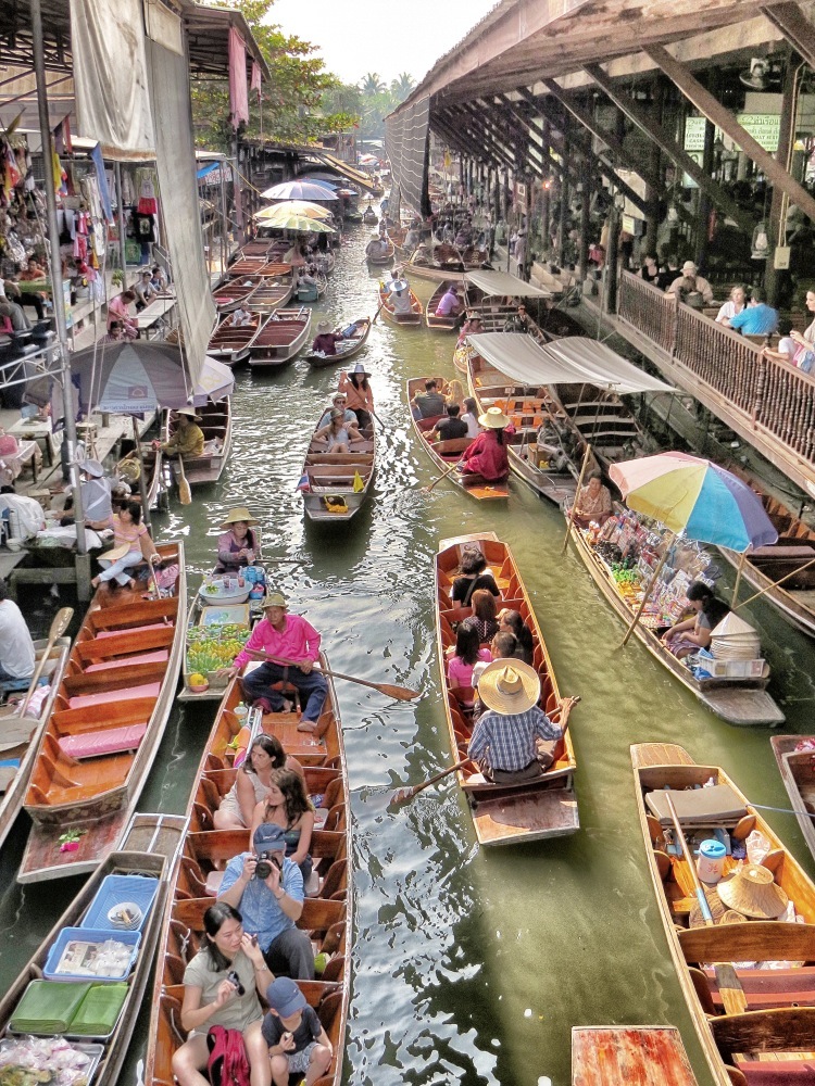 Schwimmender Markt Bangkok 5