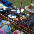 Schwimmender Markt Damnoen in Bangkok