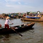 Schwimmender Markt von Cai Rang im Mekong Delta